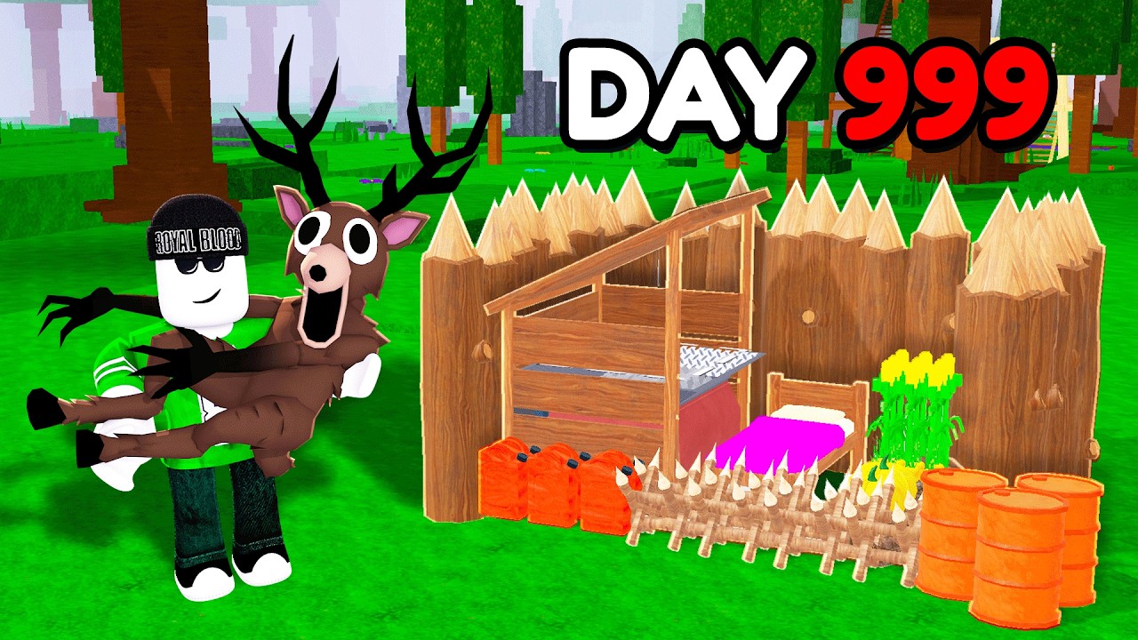 I Built The SMALLEST AFK Base In 99 Nights In The Forest!