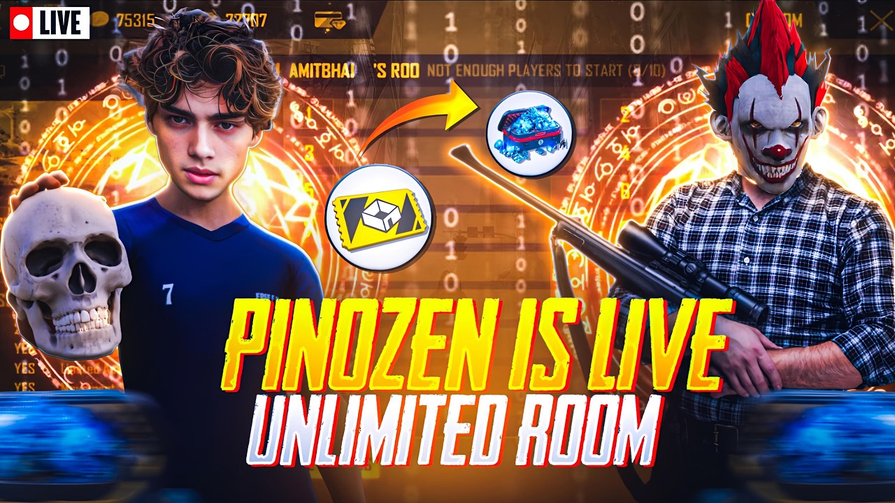 🔥BD & NEPAL FREEFIRE LIVE |💎Diamond Giveaway & Crazy Customs | Pinozen Gamer #freefire #fflive