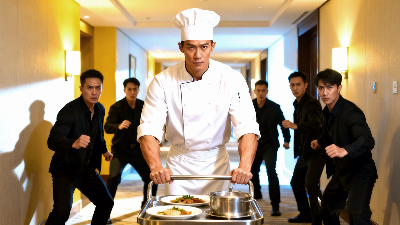 頂級特工偽裝成飯店服務生潛伏，危急時刻露出身手，以一敵百震懾全場！💥 中國電視劇 | KungFu