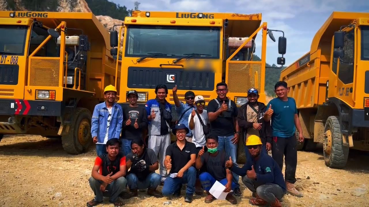 LiuGong Training in an Indonesia Mining Area