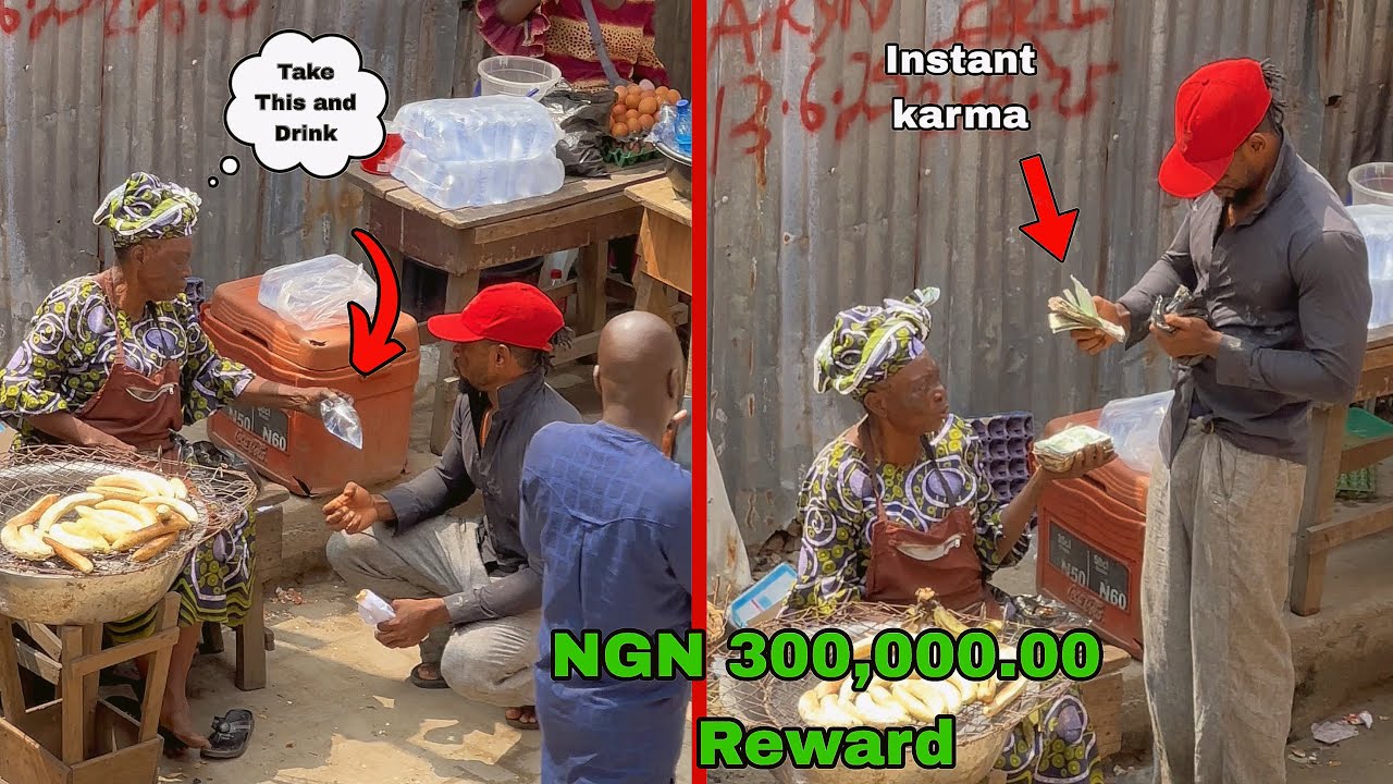 Social Experiment - Reward Of Kindness || Instant Karma 