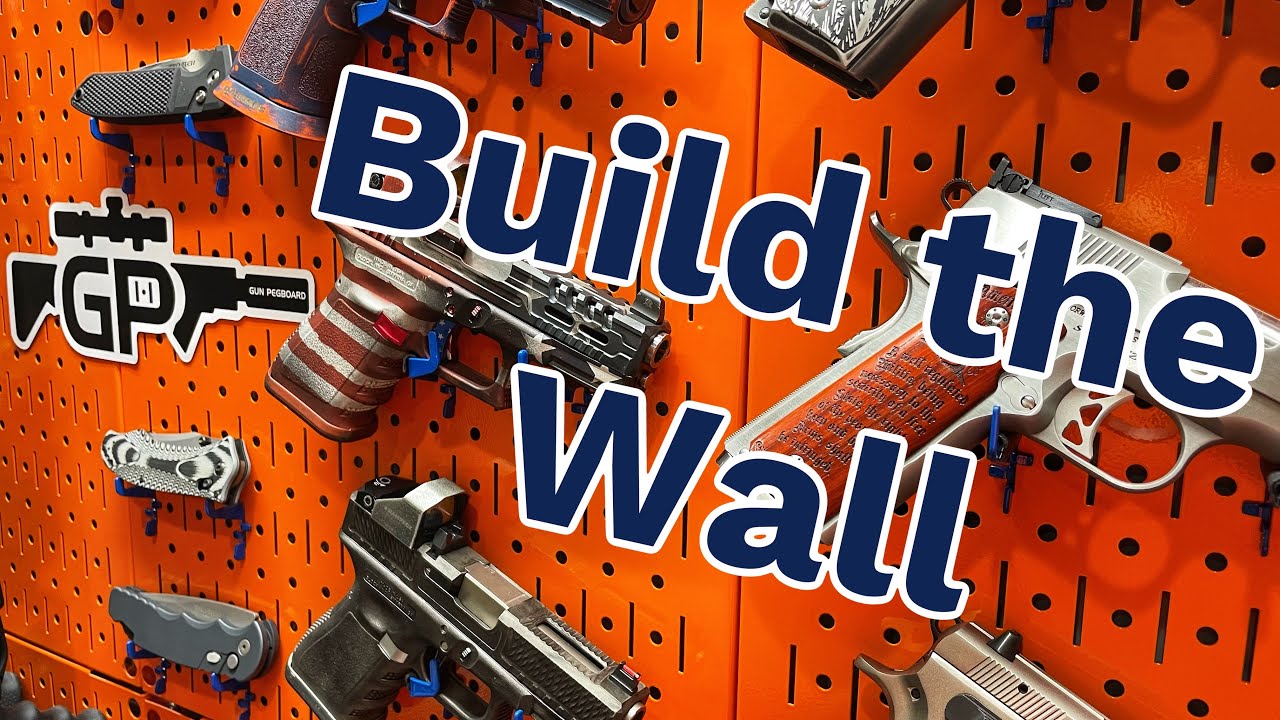 Create a Gun Wall with Gun Pegboard