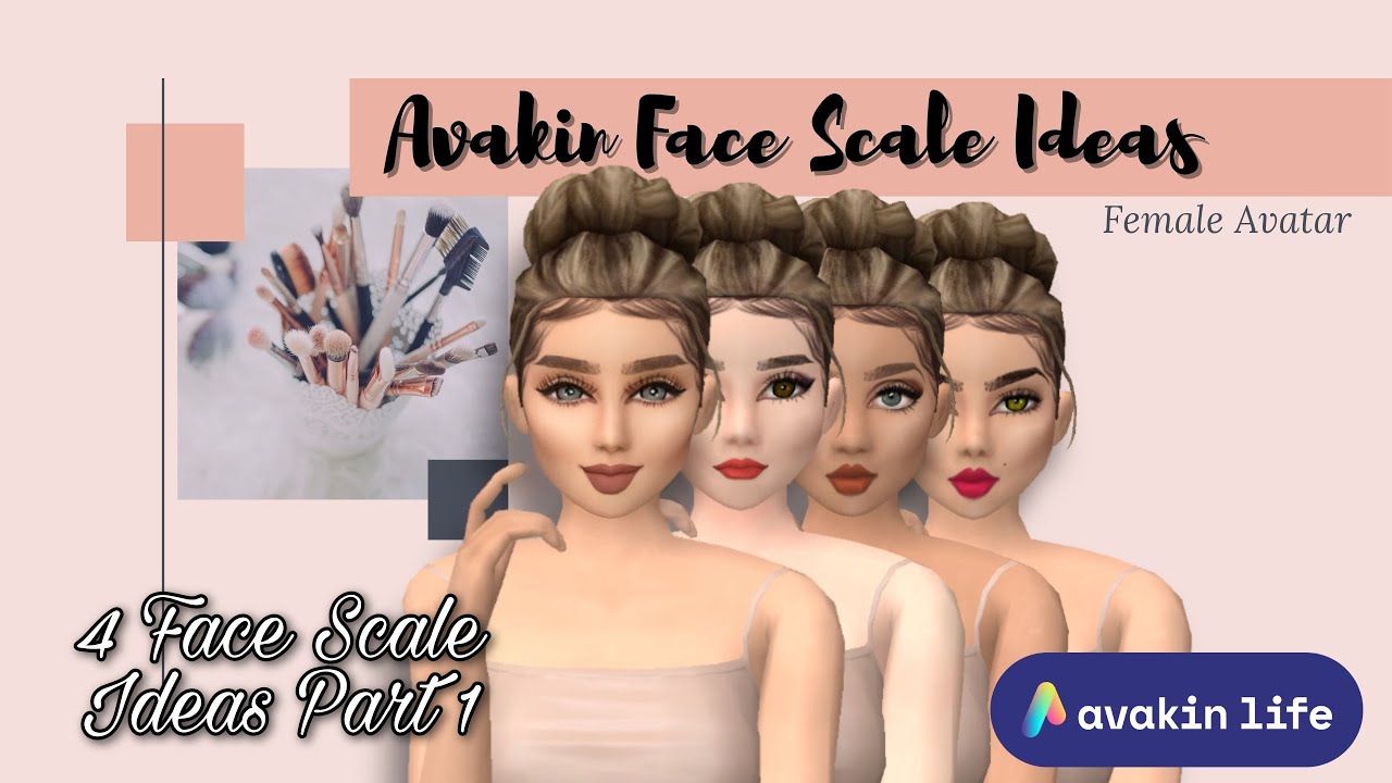 Avakin life face look ideas | Avakin Life Tutorial