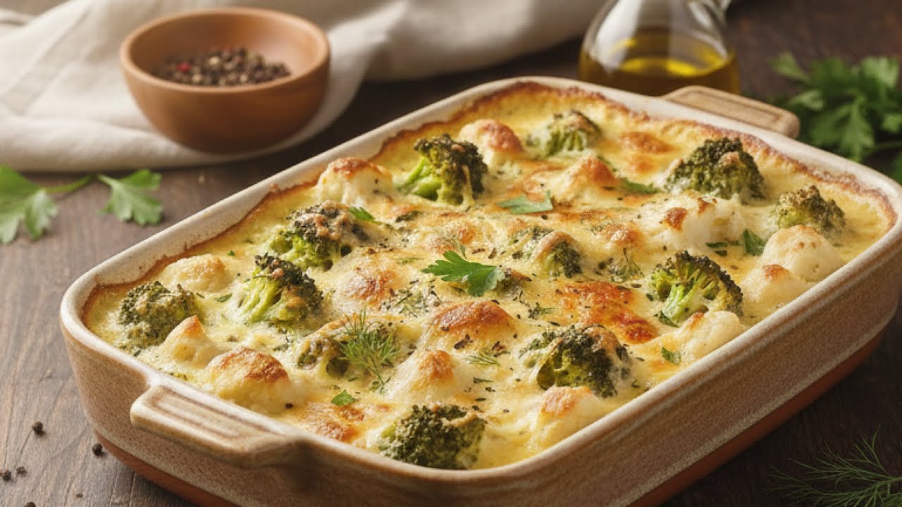 A tasty and healthy dish with broccoli! New recipe! Broccoli casserole