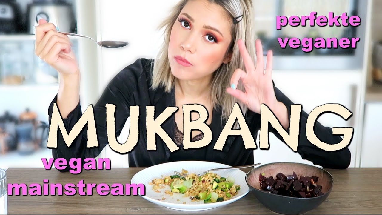 Gebratener Reis mit Gemüse und Rote-Bete-Salat MUKBANG #yummypilgrim