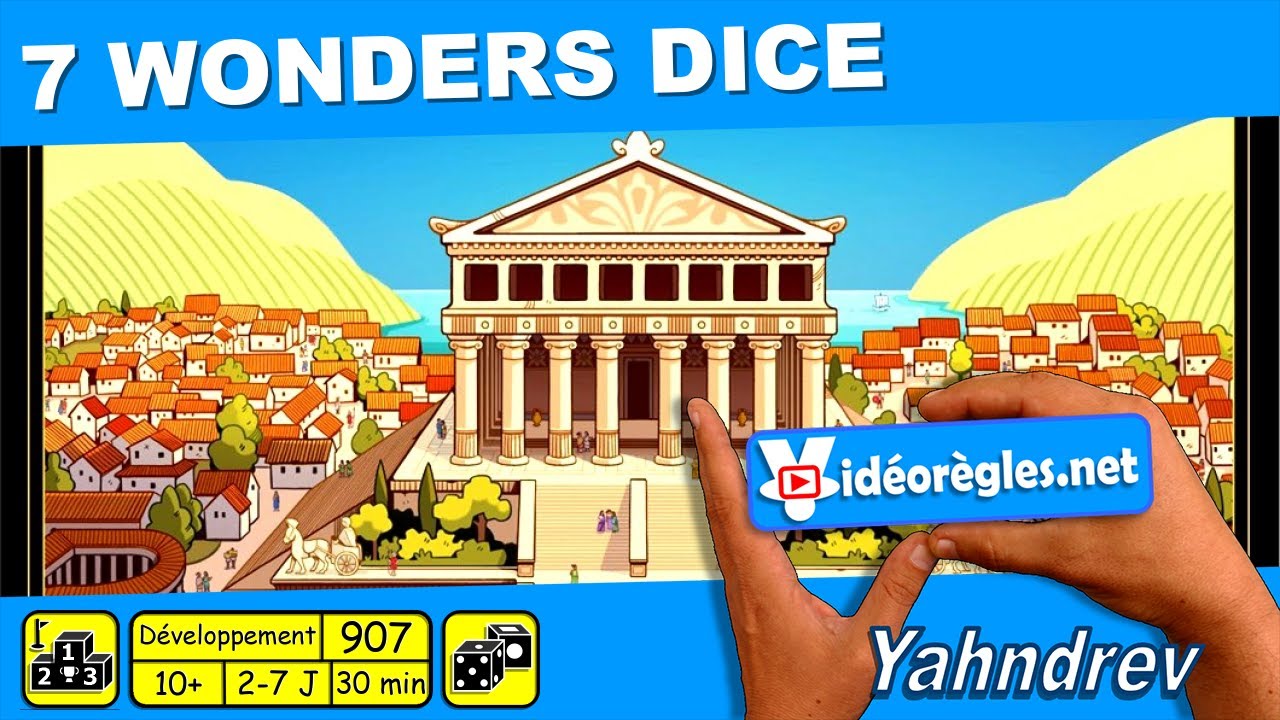 7 WONDERS DICE Vidéorègle 4K du Jeu de Société par Yahndrev (#907)