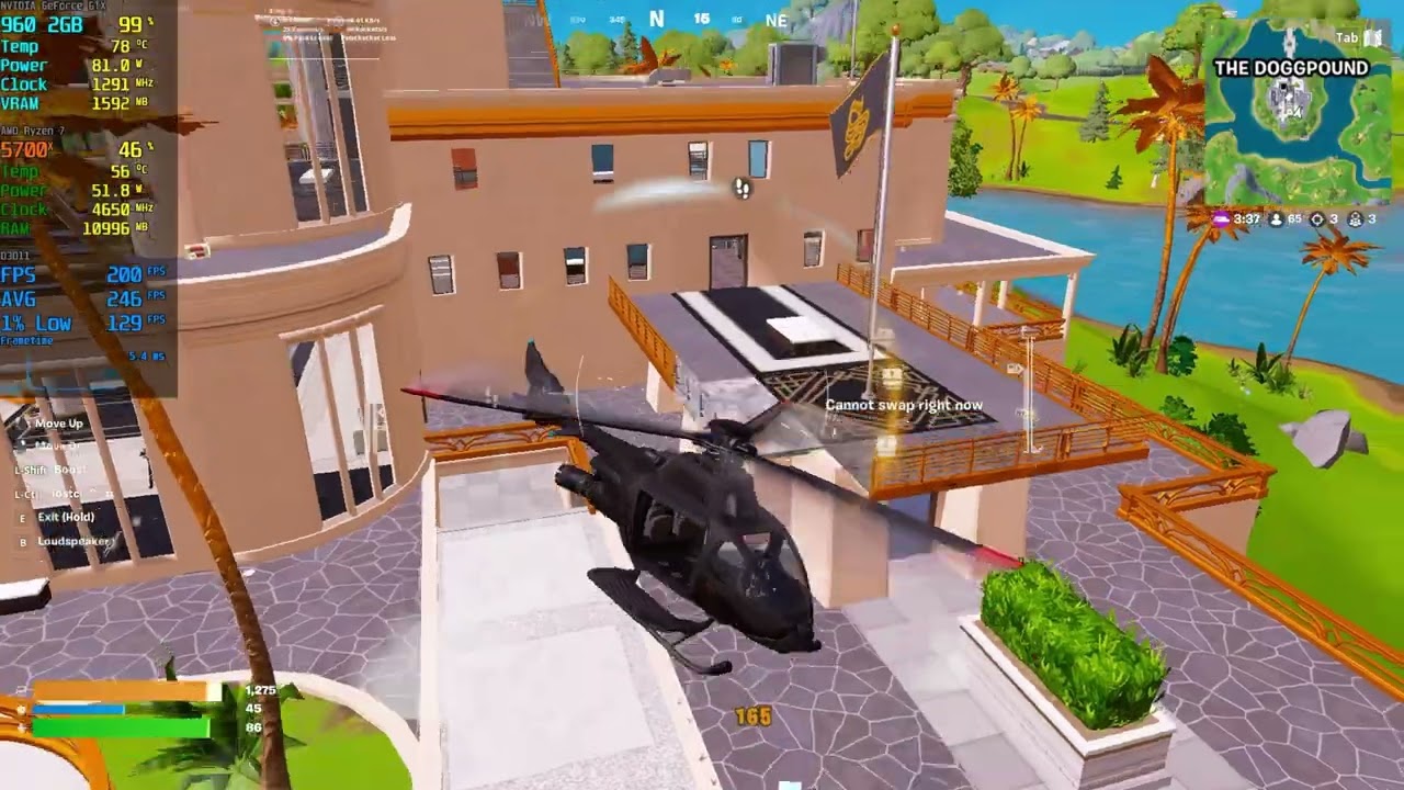 GTX 960 2GB - R7 5700x Fortnite Chapter 2 Remix / Benchmark / Competetive Settings