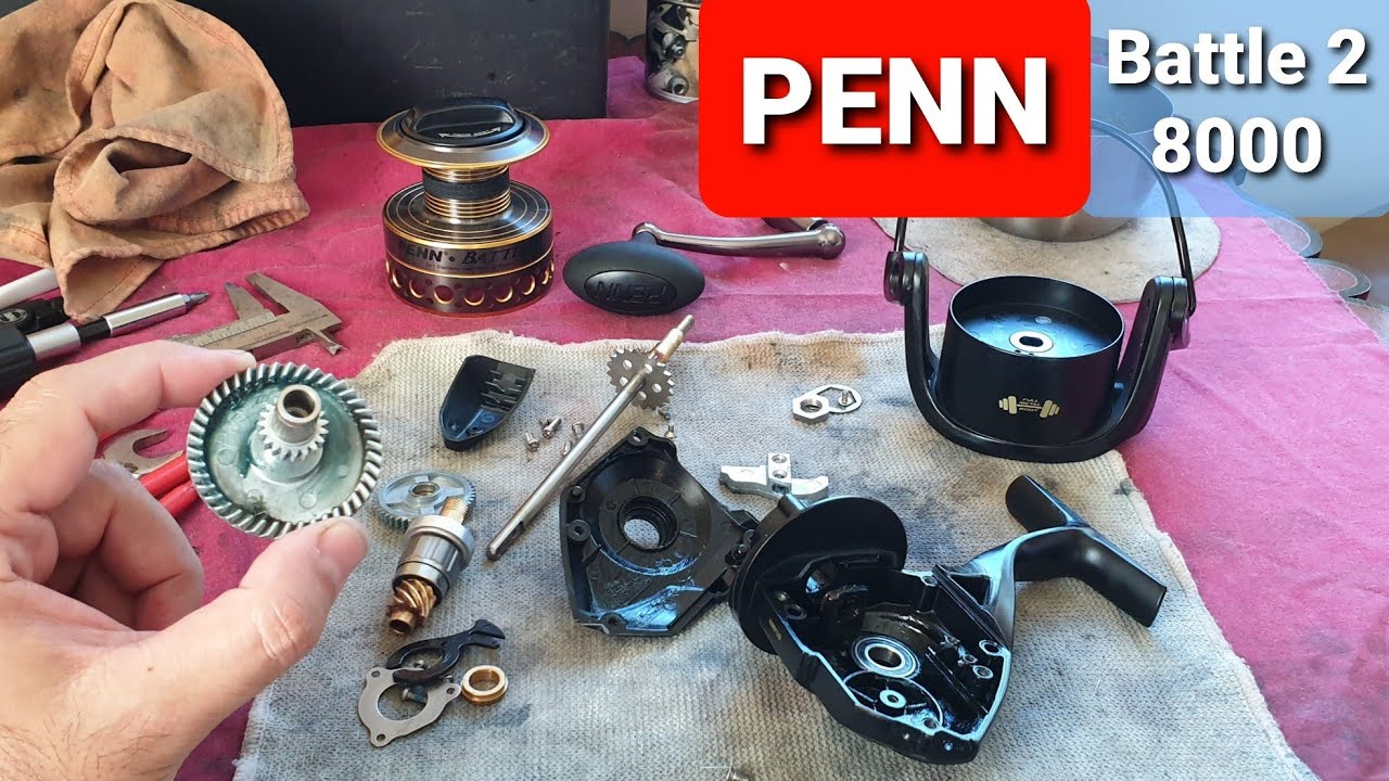 DÉMONTAGE | MOULINET PENN BATTLE 2 8000 | Pêche en Surfcasting