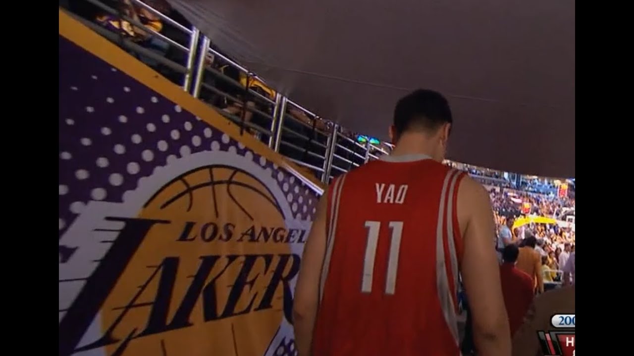 [Classic] Last Playoff Series in Yao Ming's Career 2009R2G1 Rockets at Lakers