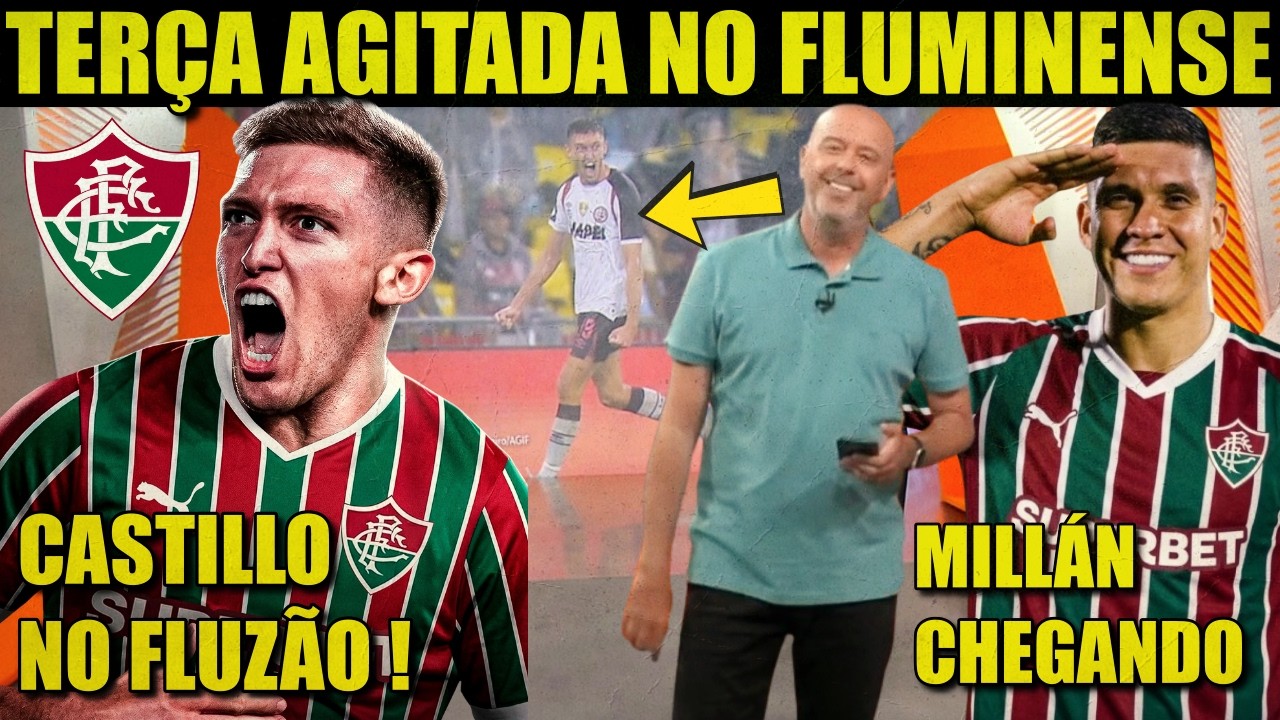 GLOBO ESPORTE RJ DE HOJE: NOTÍCIAS DO FLUMINENSE HJ | RODRIGO CASTILLO NO FLU! JULÍAN MILLÁN VINDO