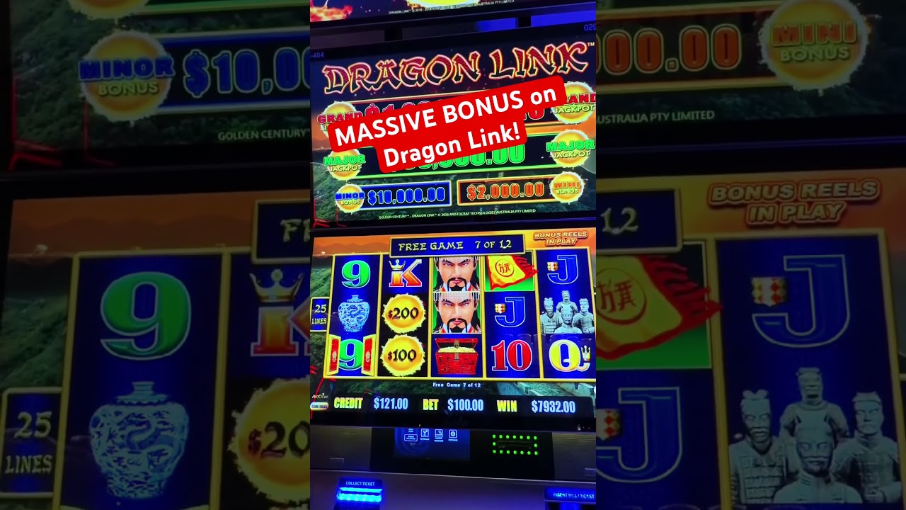 Я получил ОГРОМНЫЙ БОНУС в Dragon Link! Ставка 100 долларов. #слоты #казино #выигрыш #короткиеставки