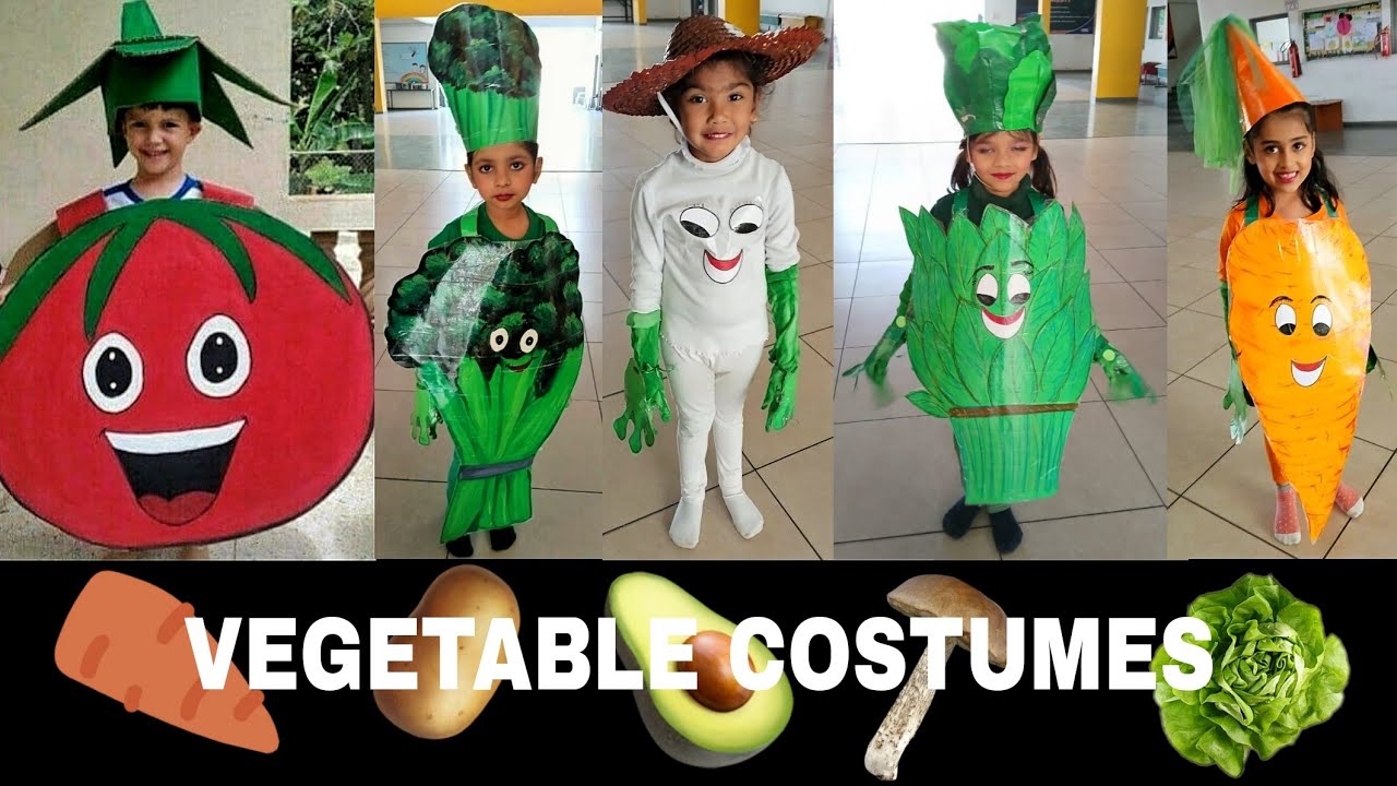 5 DIY vegetable costume | vegetables Costume For Fancy Dress Competition | Fancy Dress Costume Ideas
