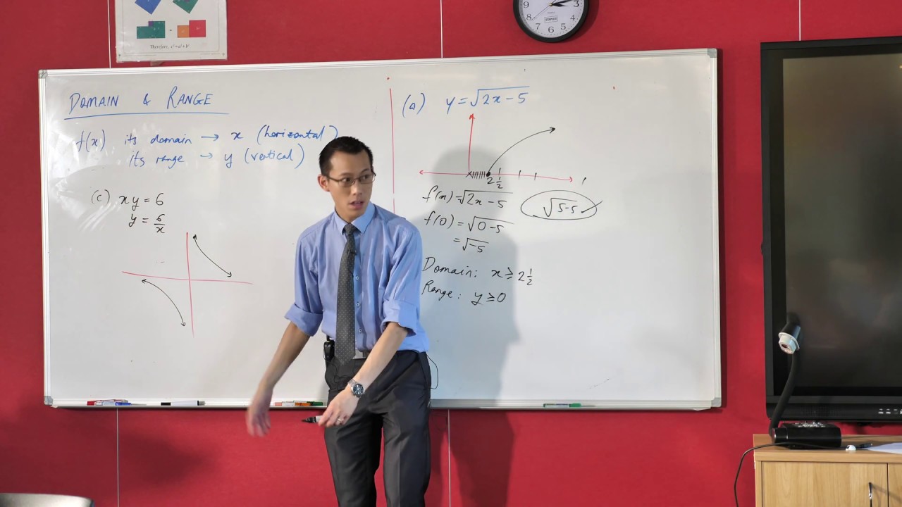 Domain and Range (2 of 2: Examples)