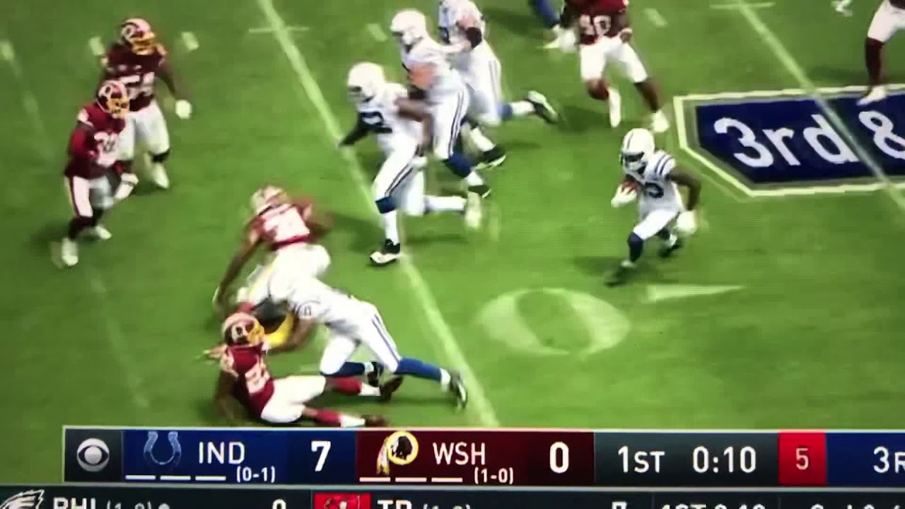 2018 NFL Week 2: Ryan Grant Pancake Block