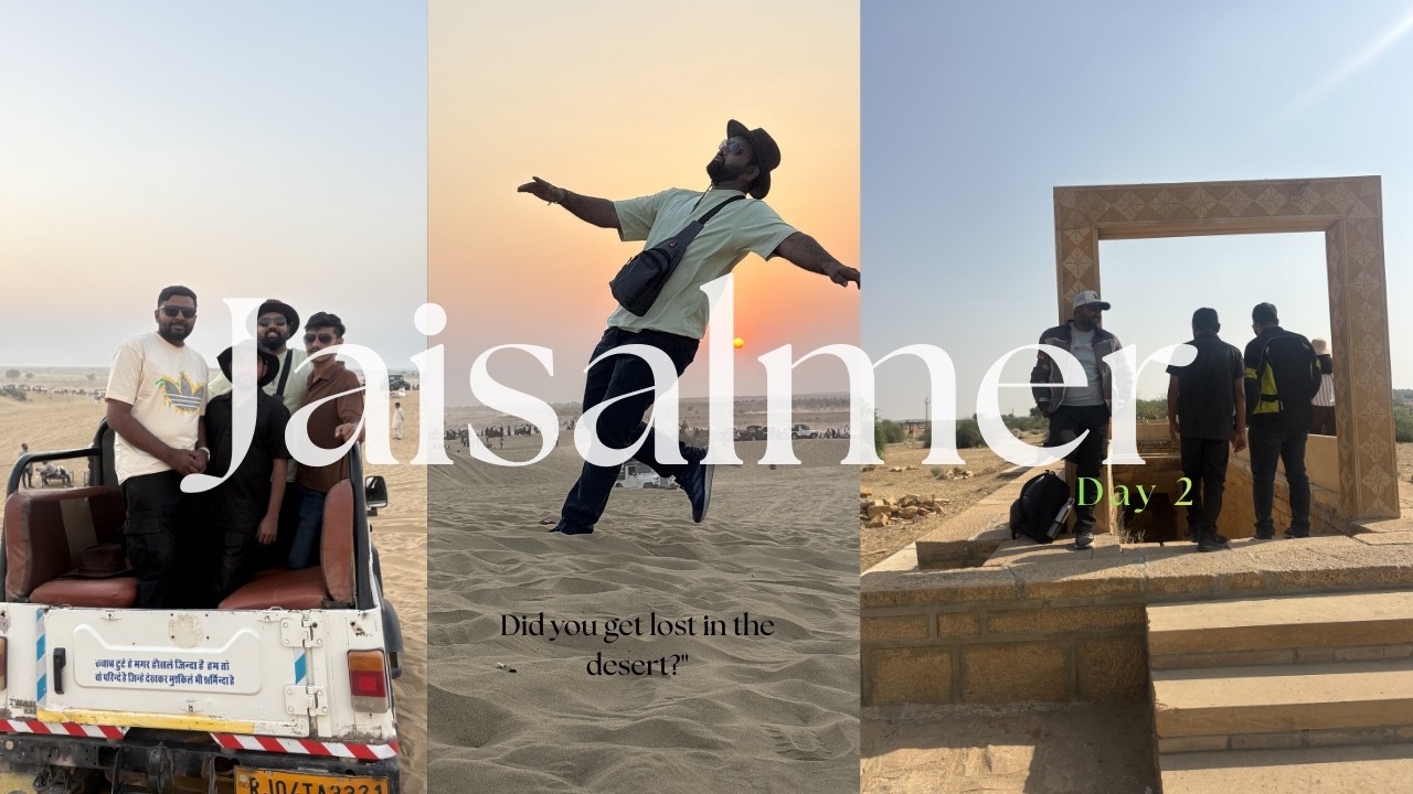 JASALMER PARTH 3 /Jaisalmer Bike Ride with Friends 😎 | 2 Days in the Thar Desert