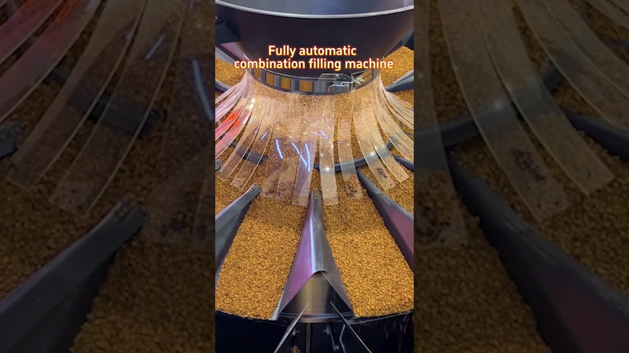 Freeze dried coffee glass bottle fully automatic combination weighing filling machine #machine