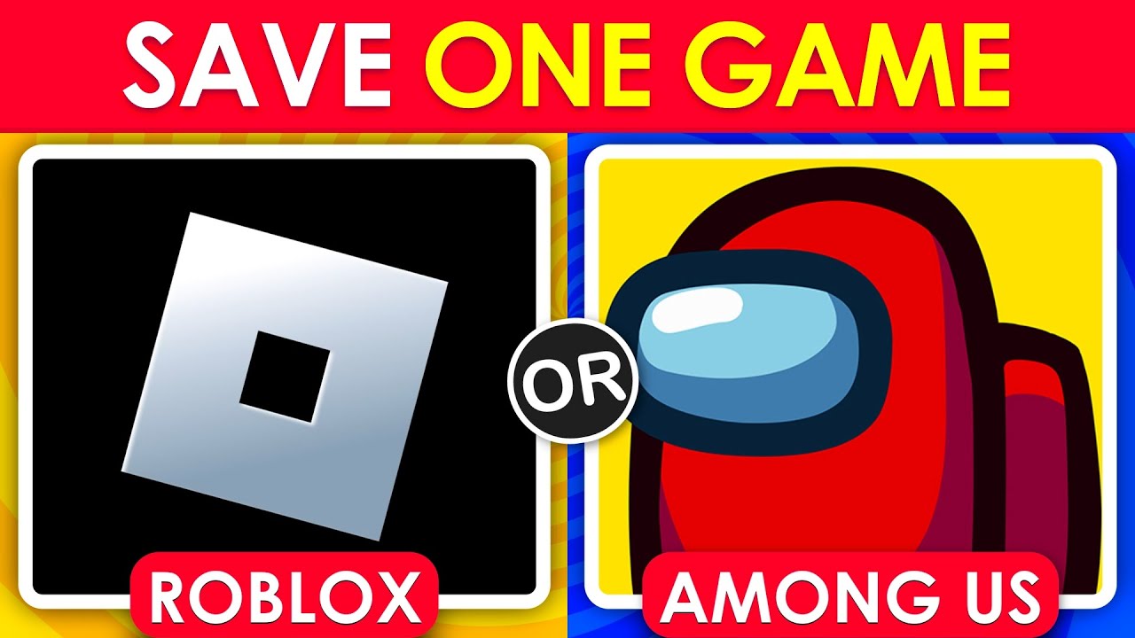 ☝️🦵 Pick One Kick One -  Roblox or Among Us 🕹️🎮 Games Edition