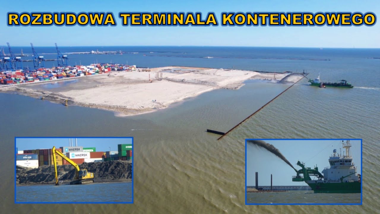 Rozbudowa terminala kontenerowego w Gdańsku.11.6. Zobacz postęp prac.