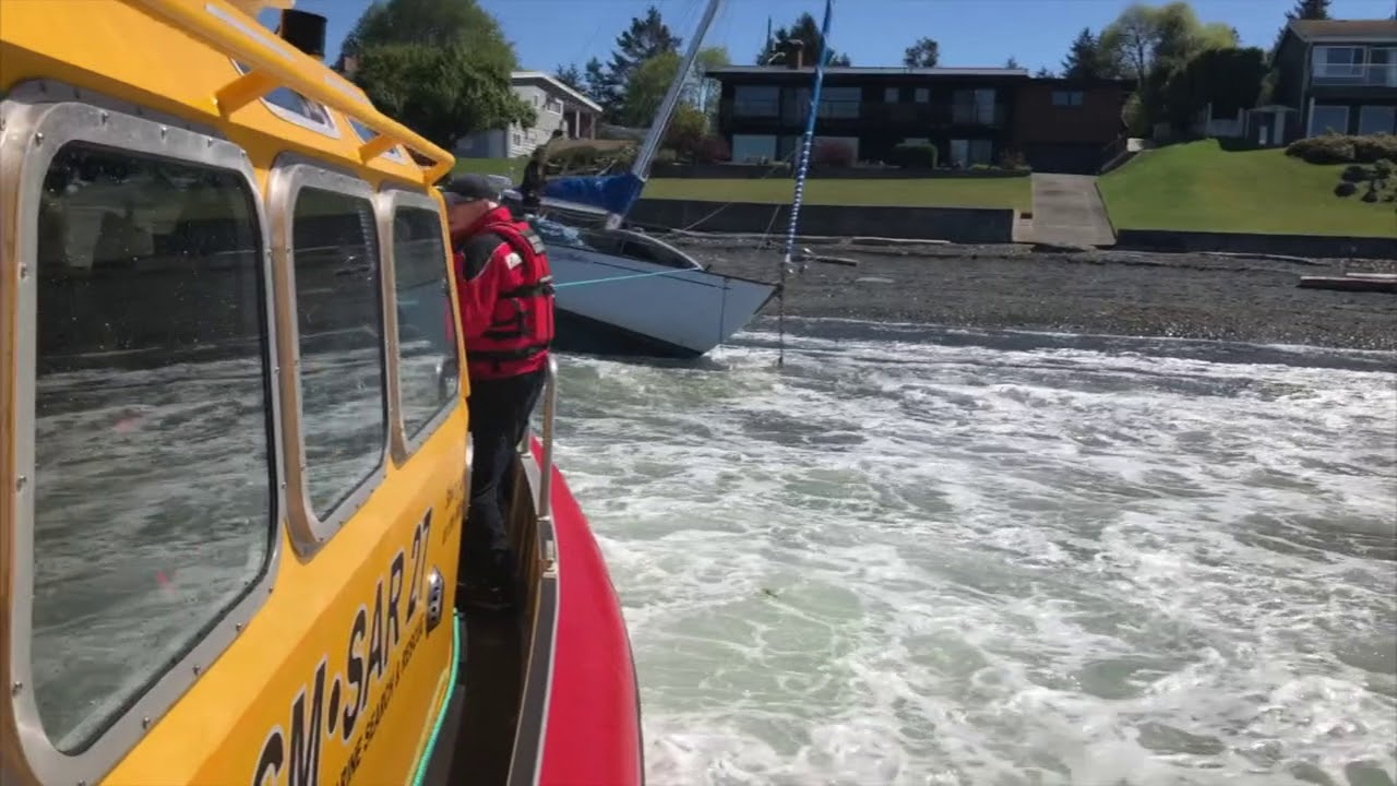 Sailboat Run Aground
