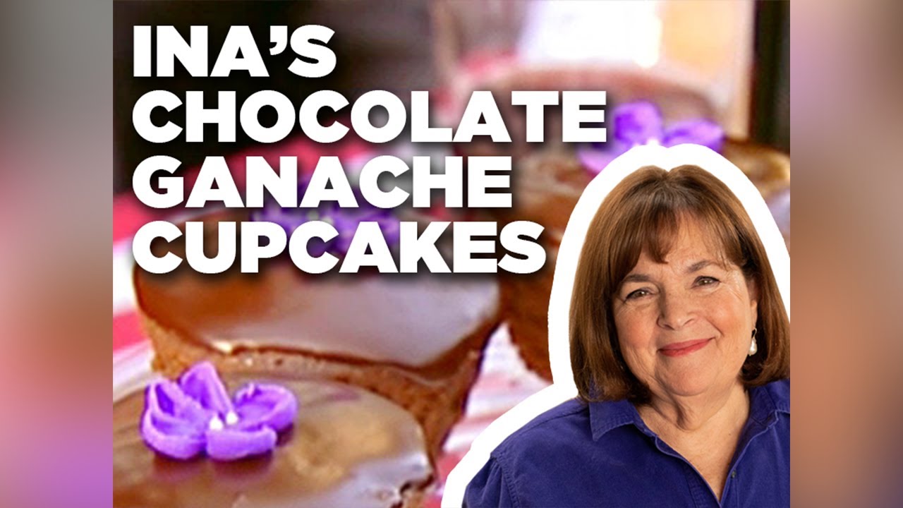 Ina Garten's Chocolate Ganache Cupcakes | Barefoot Contessa | Food Network