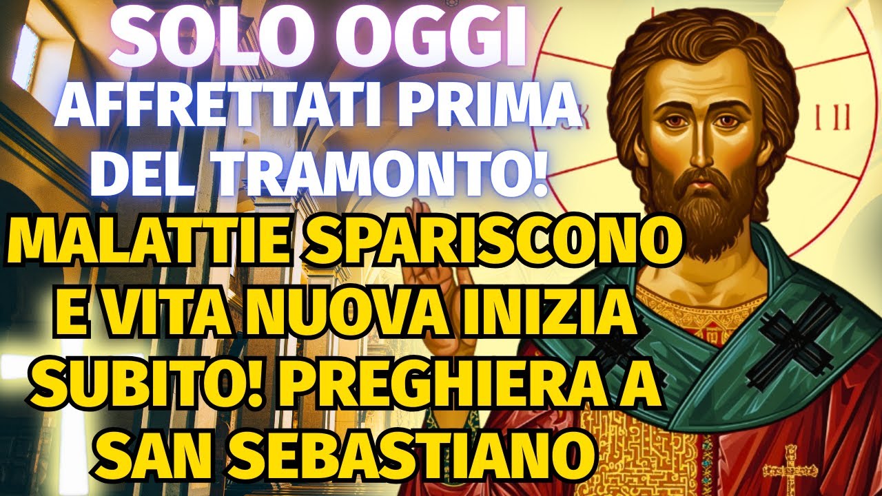 SOLO OGGI — URGENTE! Miracoli accadono in famiglia e denaro arriva! Preghiera a San Sebastiano