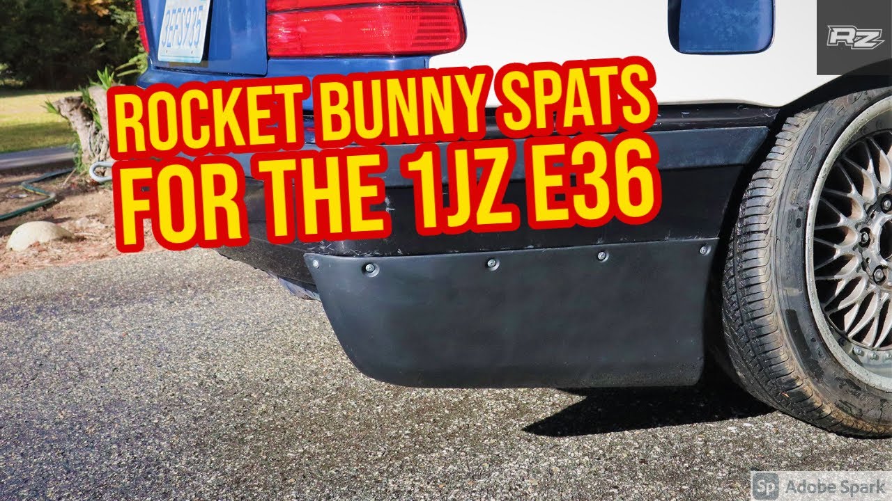 How to trim and install fiberglass body kit | Ebay E36 Pandem Rocket Bunny bumper spat installation.
