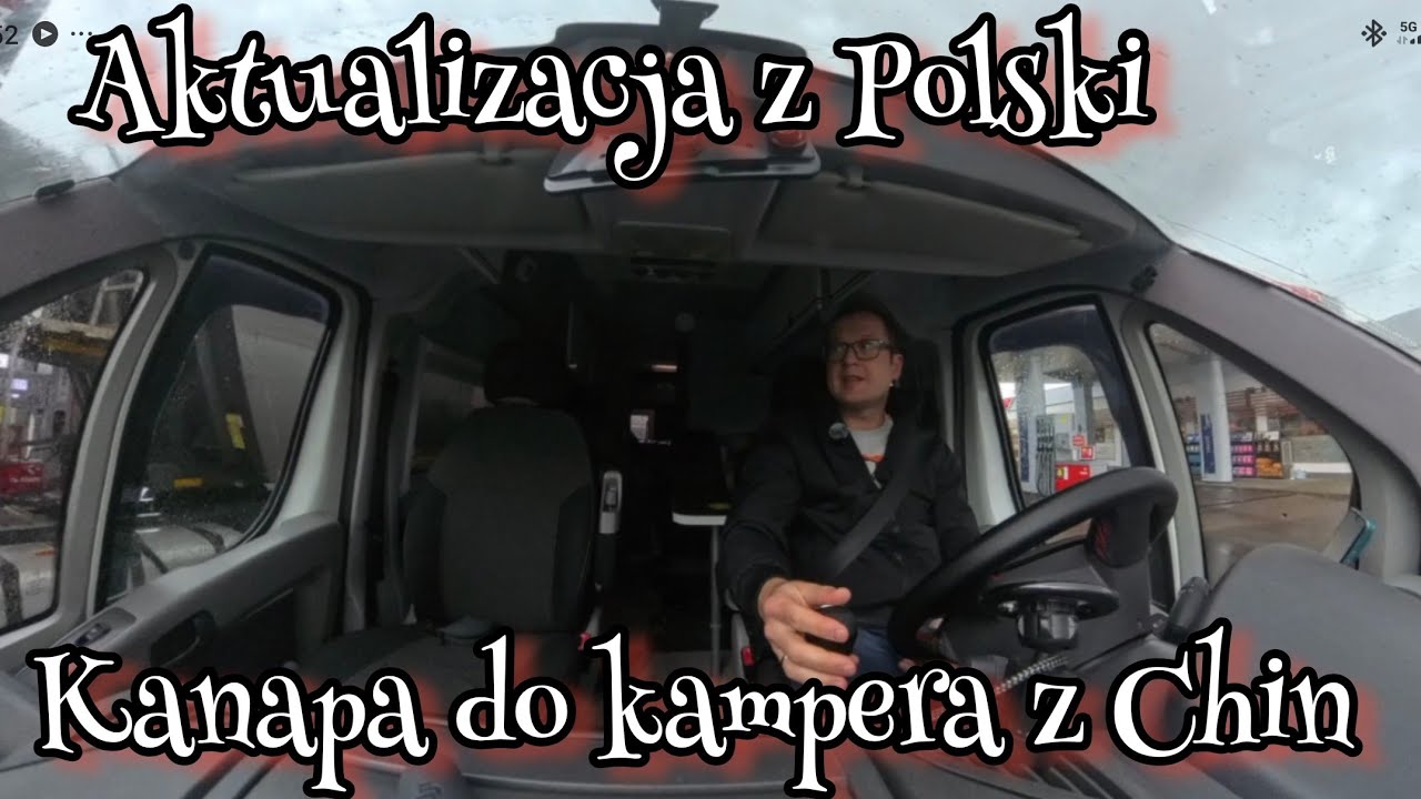Aktualizacja z Polski, ławka do kampera z chin..