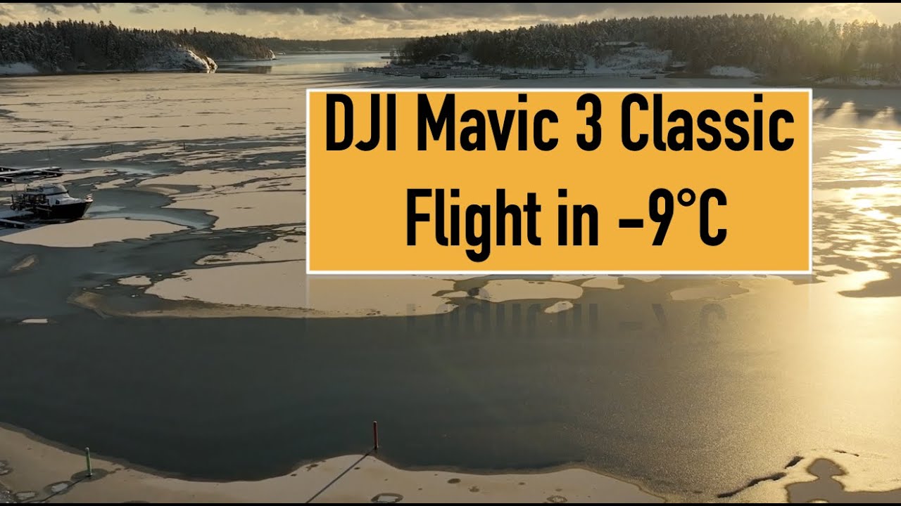 DJI Mavic 3 Classic | Winter Flight In -9°C | Karhusaari Hki | Sipoonranta