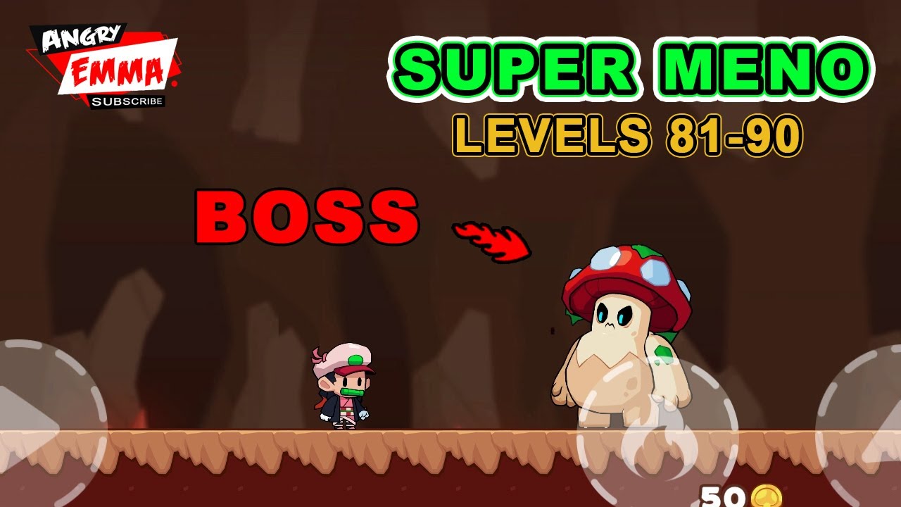 Super Meno - Levels 81-90 + BOSS (Android Gameplay)