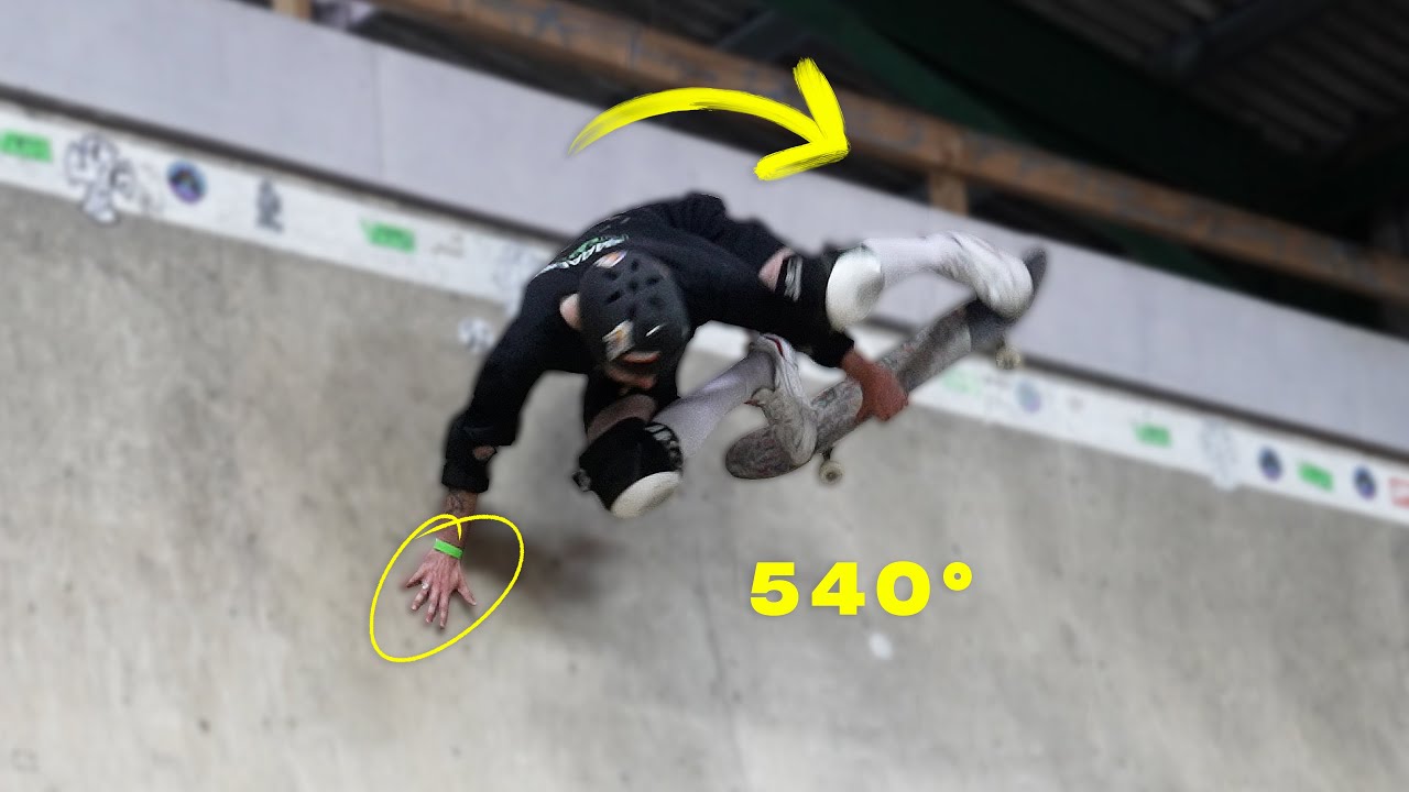 vert skateboarding really isn't easy.