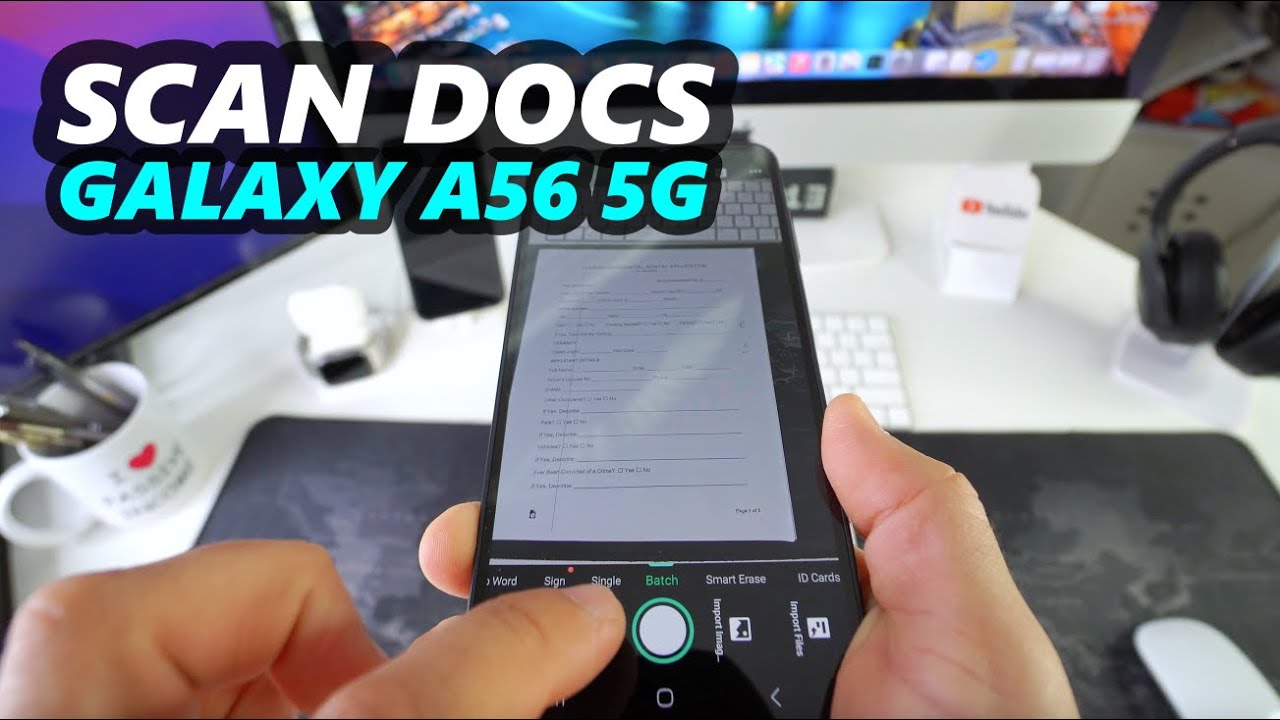 Как сканировать документы в PDF | Samsung Galaxy A56