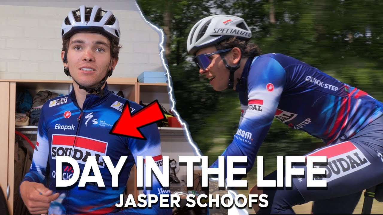 DAY IN THE LIFE OF A PROFESSIONAL CYCLIST ft. Jasper Schoofs