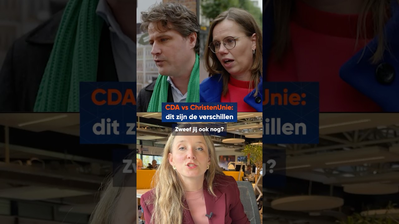 🗳️ ChristenUnie en CDA: de verschillen uitgelegd