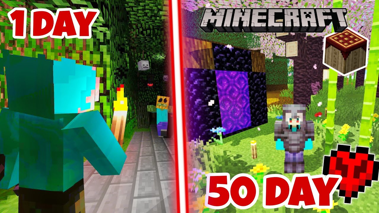 100 Ngày Sinh tồn Siêu Khó Minecraft JAVA Pojavlaucher! (phần1)