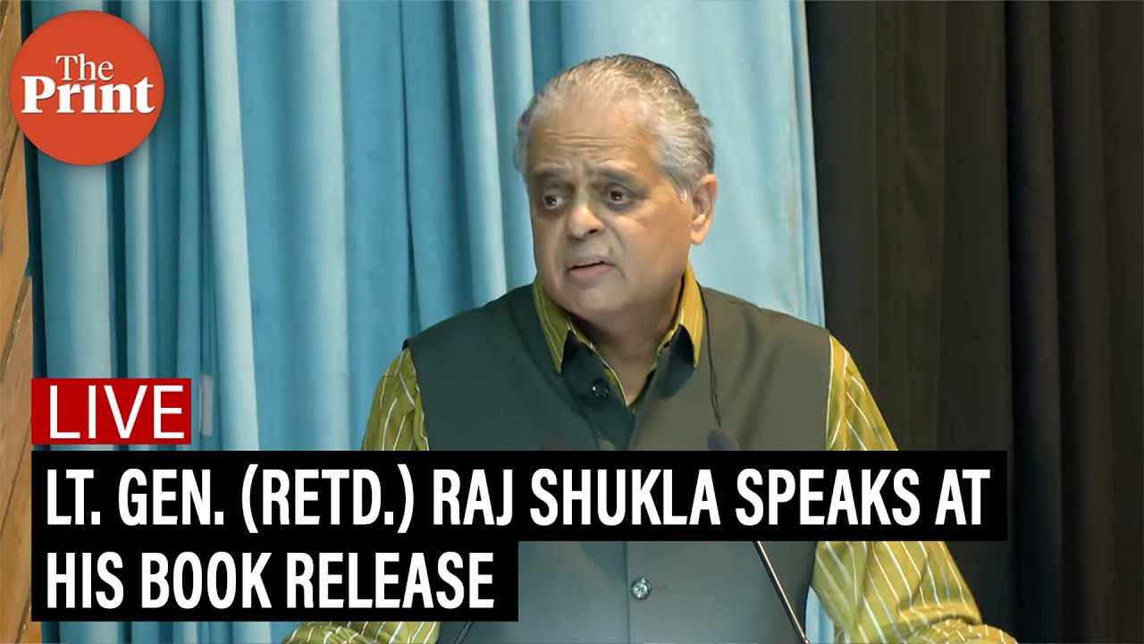 LIVE: Book release of Lt. Gen. (Retd.) Raj Shukla's book