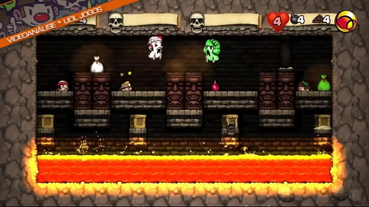 Spelunky - vídeo análise UOL Jogos