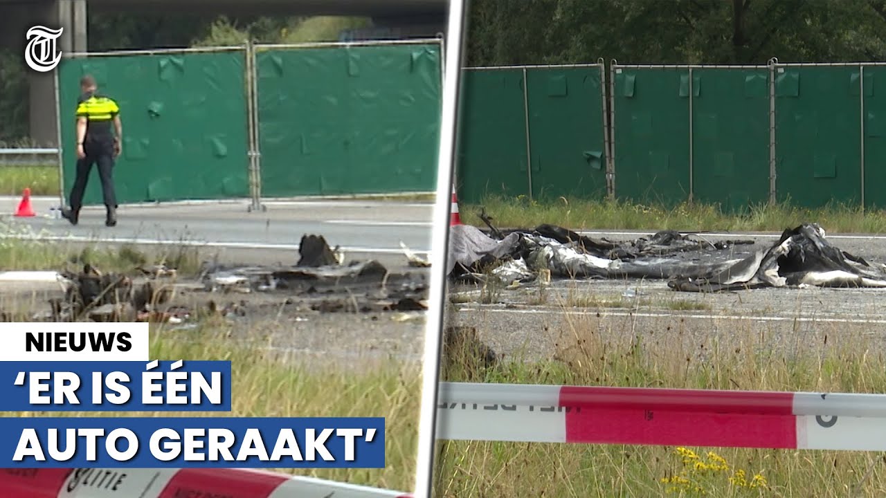 Vliegtuigcrash A58: ‘Dit is alles wat er van over is’
