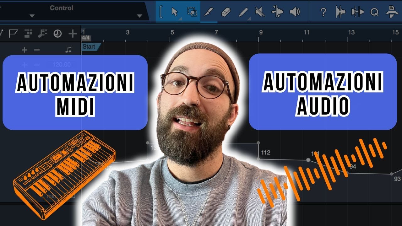Le AUTOMAZIONI Midi vs Audio | Tutorial Studio One ITA