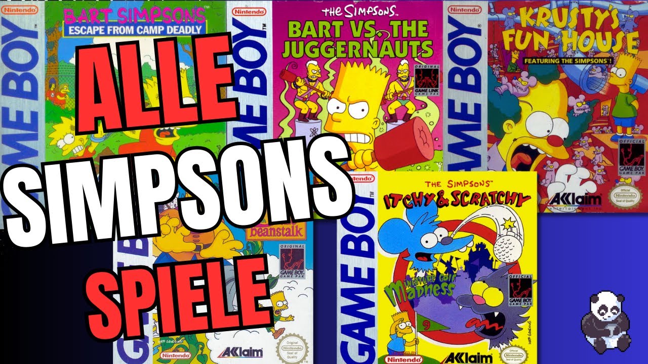Alle Simpsons Spiele auf dem Game Boy - sind es nur Lizenzgurken?