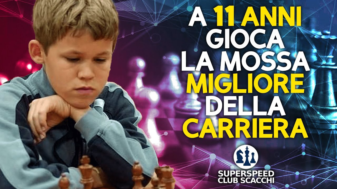 Carlsen a 11 Anni Sacrifica la Regina e fa Impazzire l' Avversario