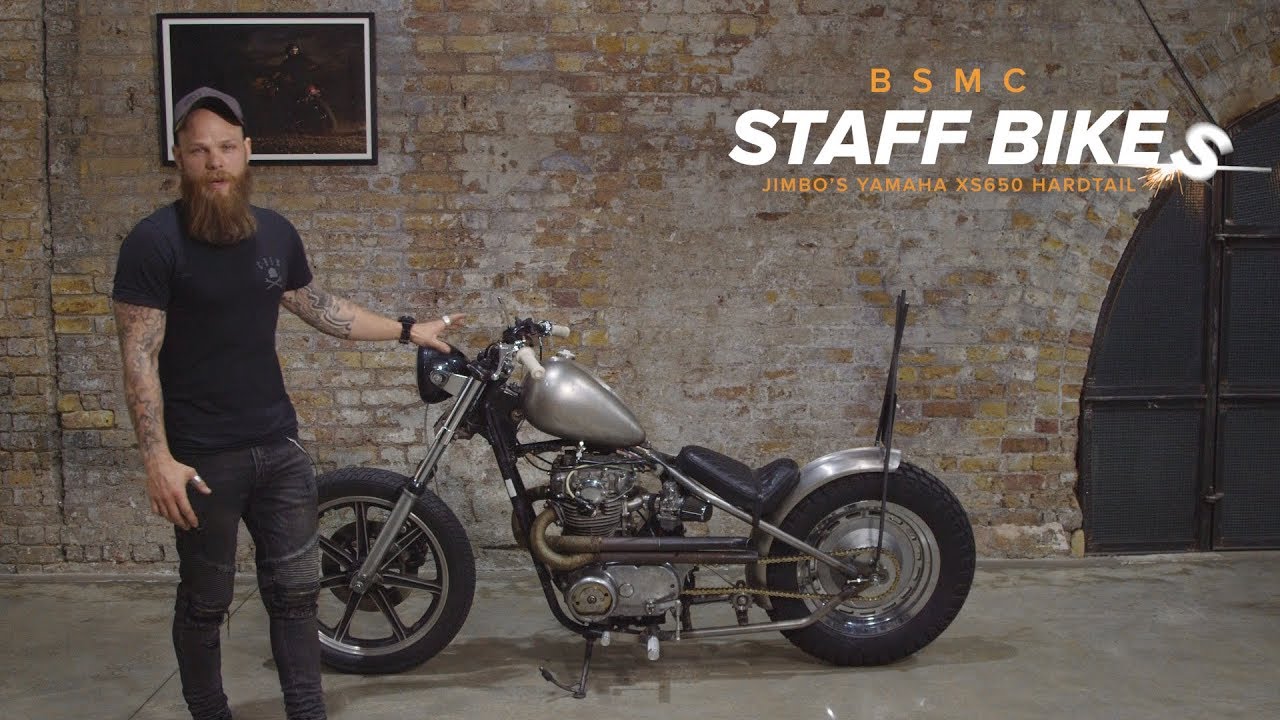 Джимбо построил Yamaha XS650 Hardtail