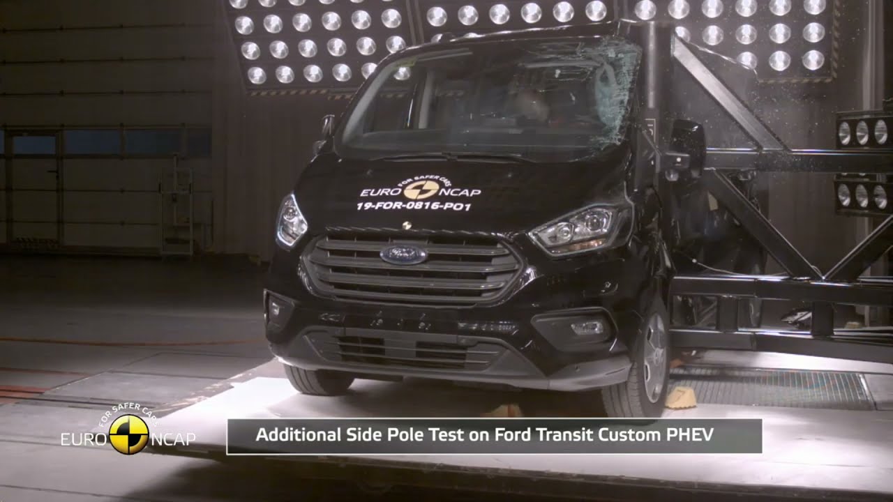 FORD TRANSIT CUSTOM CRASH TEST CARS
