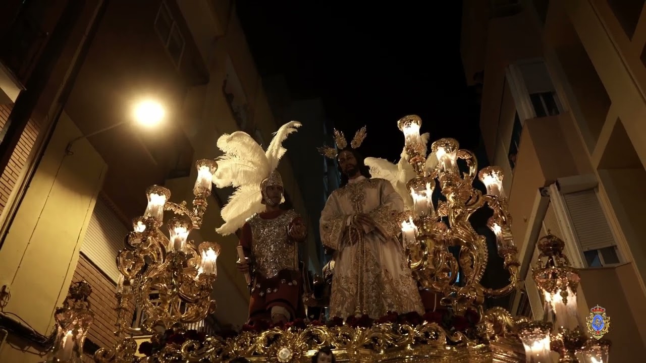 Miércoles Santo Huelva 2023. La Humildad en C/ Ramón Aviador Franco (Hermandad de la Victoria)