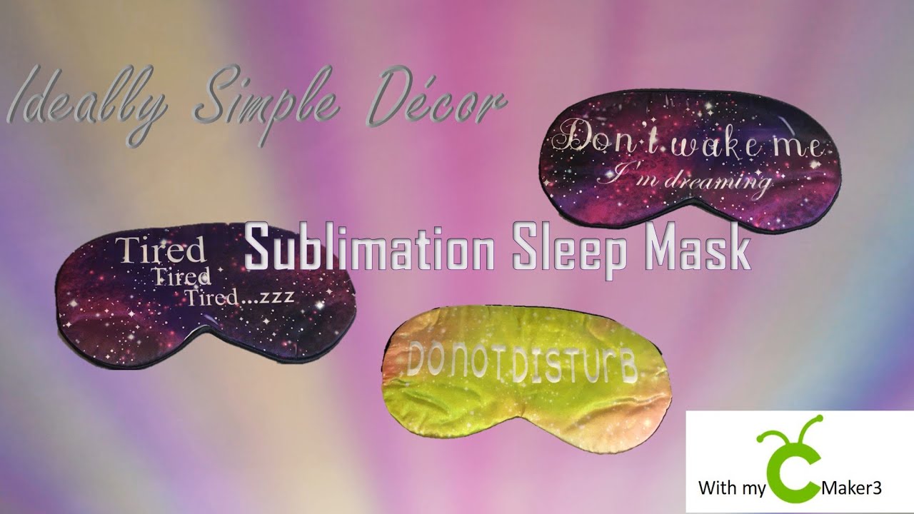 SUBLIMATION SLEEP MASK