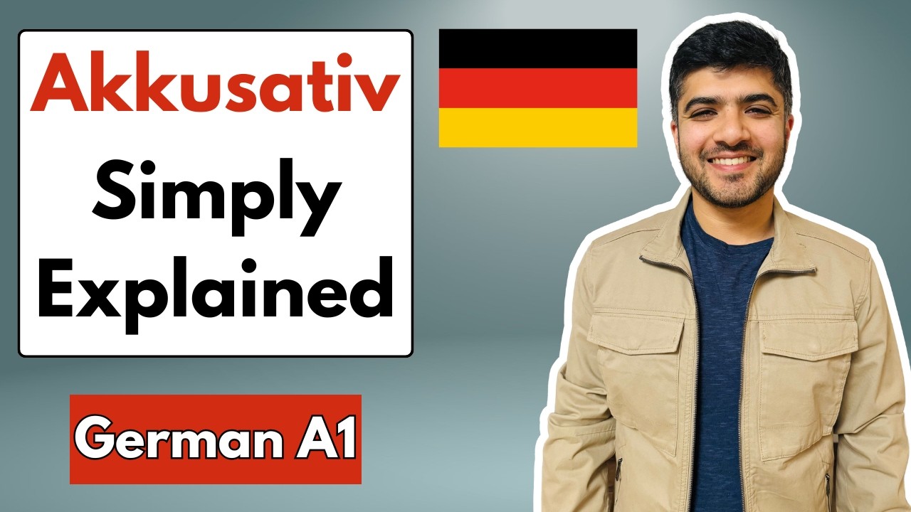 Akkusativ in German | Simplest Explanation with Examples | Exercise Included | German A1