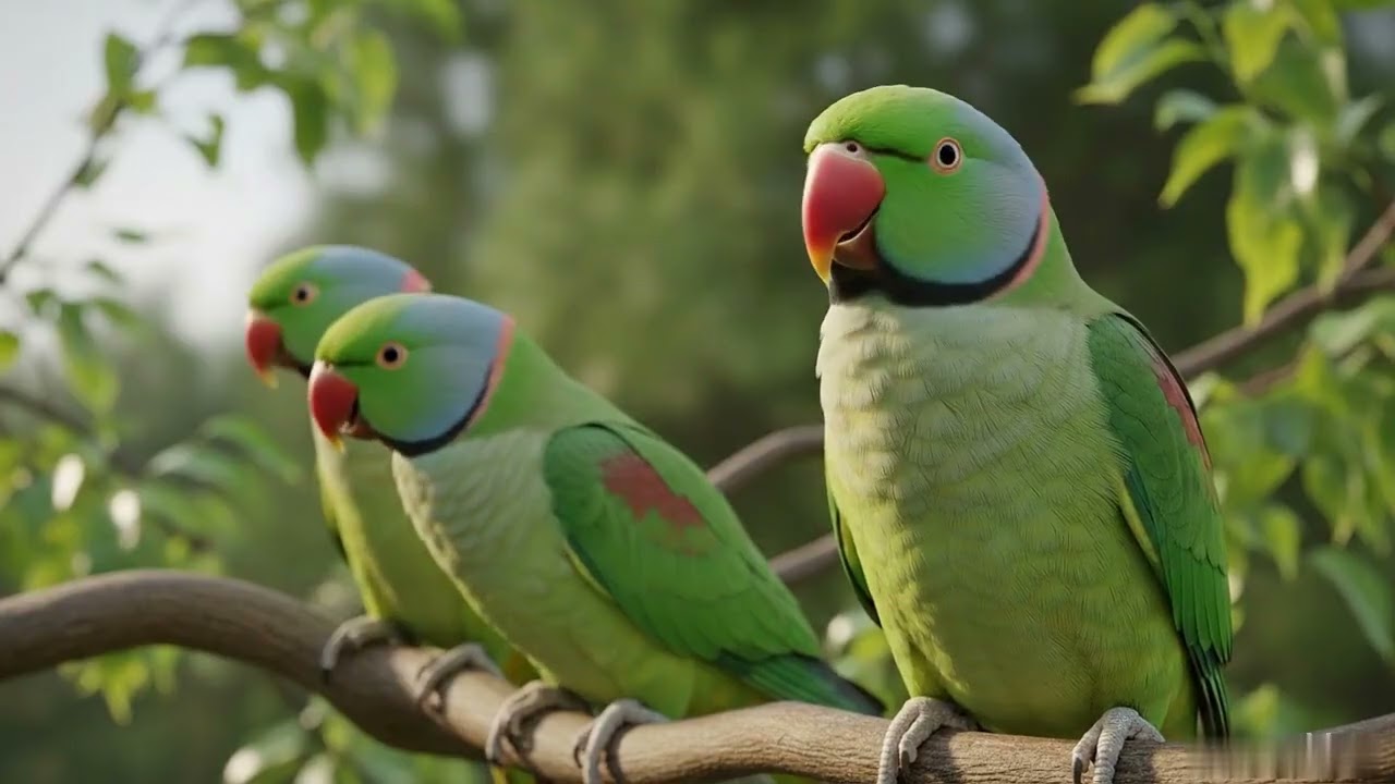 Natural Real Talking Parrot Sounds Compilation | Bird Voices