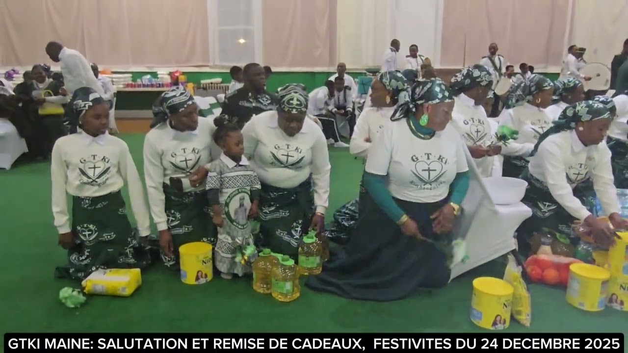 SALUTATIONS ET REMISE DE CADEAUX,  FESTIVITES DU 24 DECEMBRE 2025 GTKI MAINE 