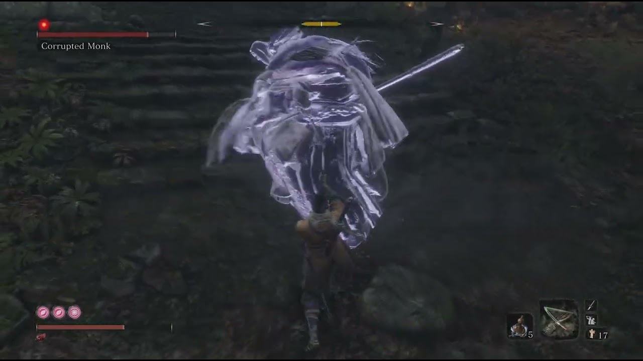 Sekiro: How to kill Corrupted Monk (clean & easy)