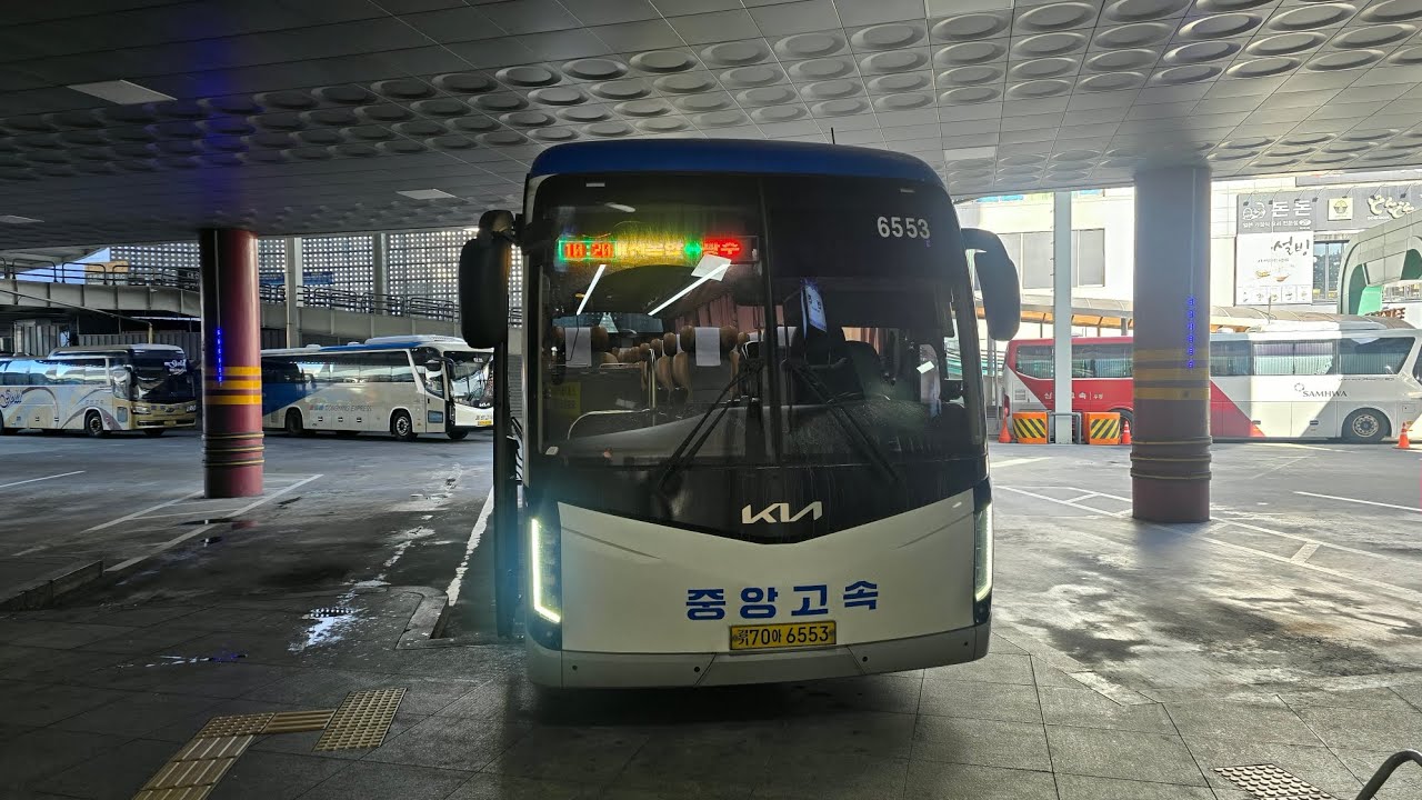 [4K] 고속버스 주행영상 중앙고속 대전복합 - 광주 대전복합터미널 - 광주종합버스터미널 