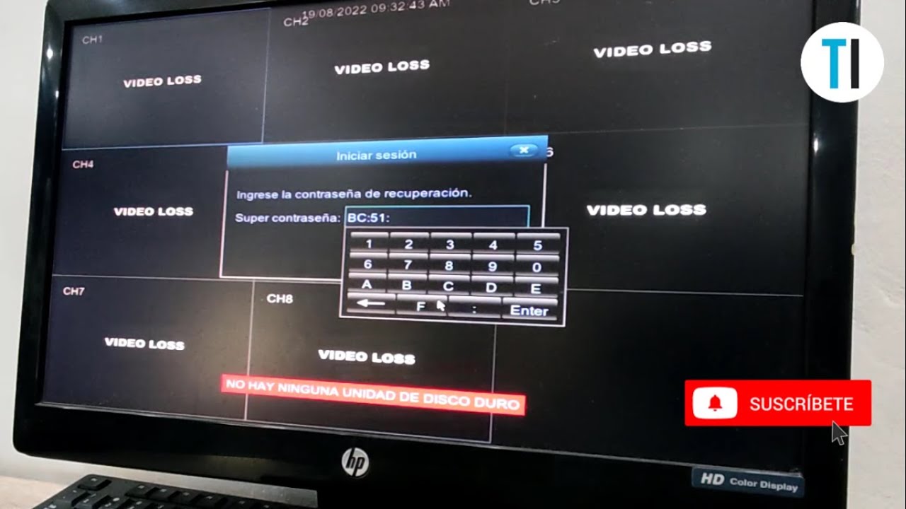 Restablecer contraseña de DVR Swann